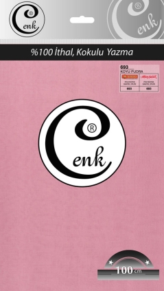 Cenk Düz Renk 100 Cm Poşetli Yazma - 0301