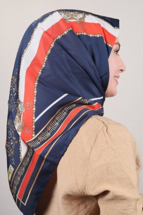 Piramit Desenli Sport Tivil Eşarp - Desen-04