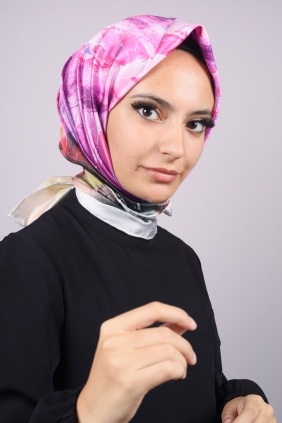 Piramit Desenli Rayon Eşarp - Desen-25