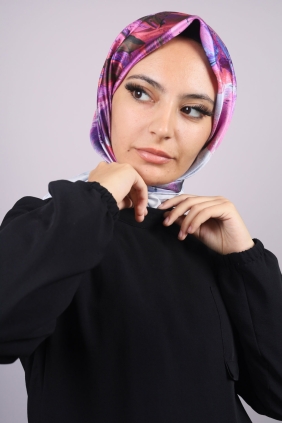 Piramit Desenli Rayon Eşarp - Desen-25