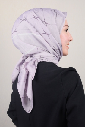 Piramit Desenli Caz Milano Eşarp - Desen-02