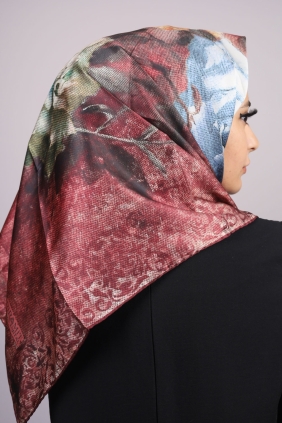 Piramit Desenli Rayon Eşarp - Desen-31
