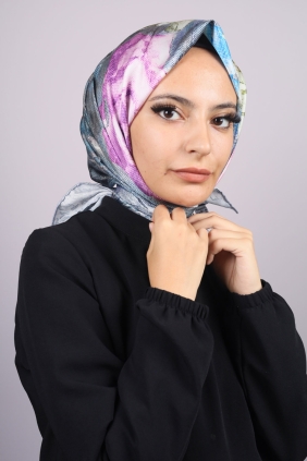 Piramit Desenli Rayon Eşarp - Desen-31