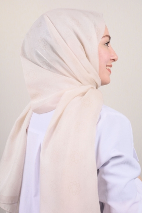 Piramit Desenli Simli Bantlı Abiye Şal - Desen-02