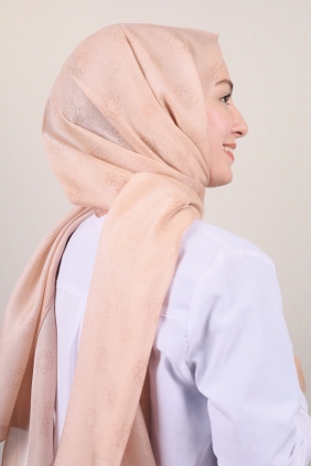 Piramit Desenli Simli Bantlı Abiye Şal - Desen-02