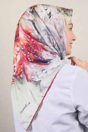 Piramit Luxer Desenli Rayon Eşarp - Desen-01