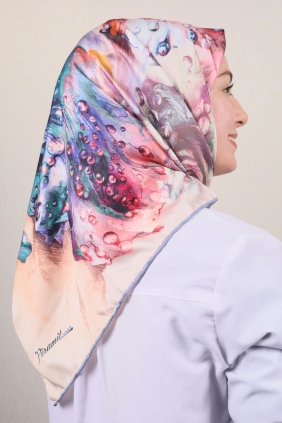 Piramit Luxer Desenli Rayon Eşarp - Desen-01