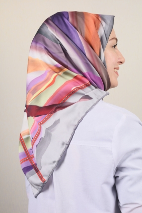 Piramit Luxer Desenli Rayon Eşarp - Desen-03