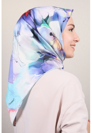 Piramit Luxer Desenli Rayon Eşarp - Desen-05