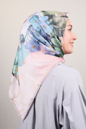 Bonjela Desenli Rayon Eşarp - Desen-04