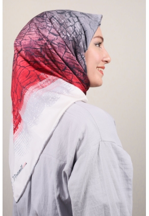 Piramit Luxer Desenli Rayon Eşarp - Desen-06
