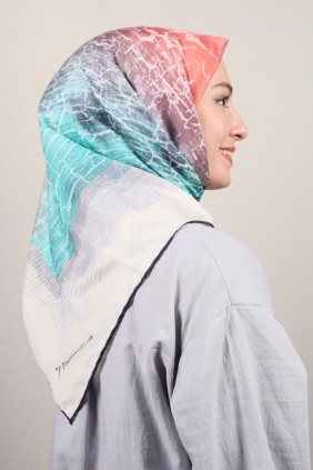 Piramit Luxer Desenli Rayon Eşarp - Desen-06