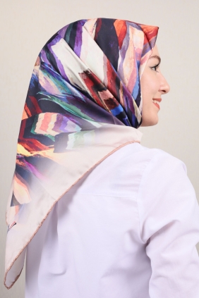 Piramit Luxer Desenli Rayon Eşarp - Desen-07