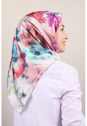 Piramit Luxer Desenli Rayon Eşarp - Desen-08