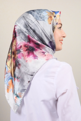 Piramit Luxer Desenli Rayon Eşarp - Desen-08