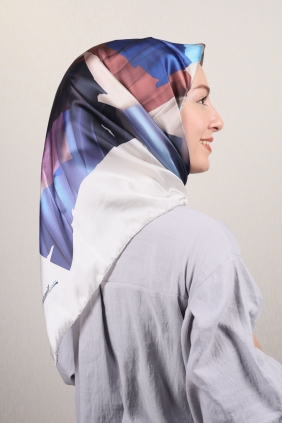 Piramit Luxer Desenli Rayon Eşarp - Desen-11