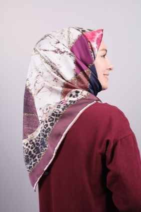 Piramit Luxer Desenli Rayon Eşarp - Desen-14