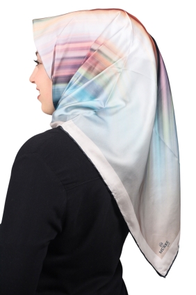 Mürre Desenli Kristal Eşarp - Desen-01