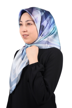 Piramit Luxer Desenli Rayon Eşarp - Desen-19
