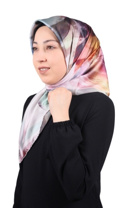 Piramit Luxer Desenli Rayon Eşarp - Desen-19