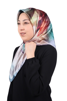 Piramit Luxer Desenli Rayon Eşarp - Desen-19