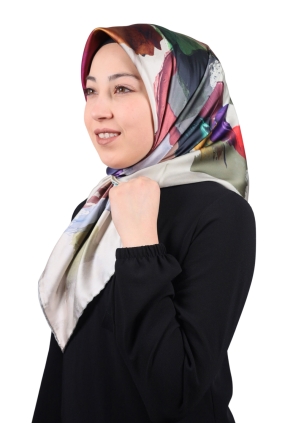 Piramit Luxer Desenli Rayon Eşarp - Desen-20