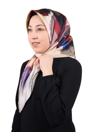 Piramit Luxer Desenli Rayon Eşarp - Desen-20