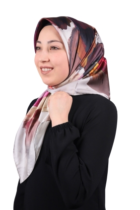 Piramit Luxer Desenli Rayon Eşarp - Desen-20