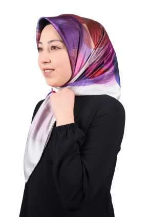 Piramit Luxer Desenli Rayon Eşarp - Desen-21