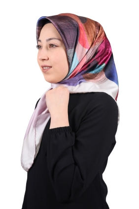 Piramit Luxer Desenli Rayon Eşarp - Desen-21