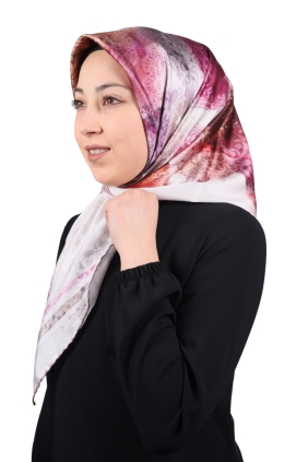 Piramit Luxer Desenli Rayon Eşarp - Desen-22