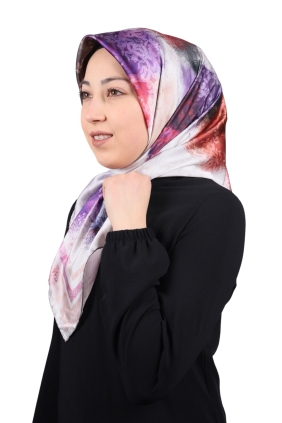 Piramit Luxer Desenli Rayon Eşarp - Desen-22