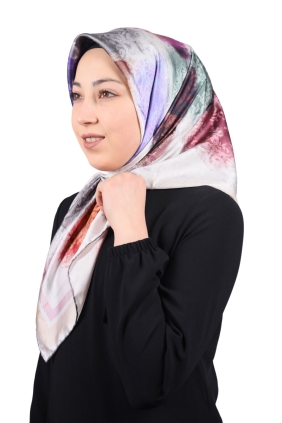 Piramit Luxer Desenli Rayon Eşarp - Desen-22