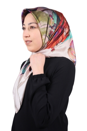 Piramit Luxer Desenli Rayon Eşarp - Desen-23