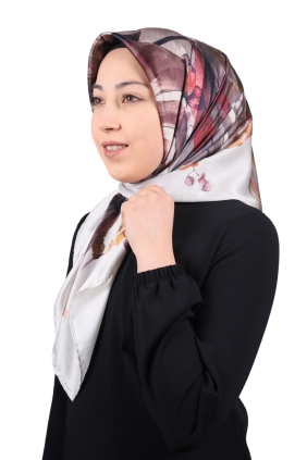 Piramit Luxer Desenli Rayon Eşarp - Desen-23