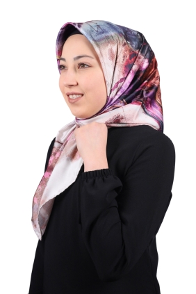 Piramit Luxer Desenli Rayon Eşarp - Desen-24