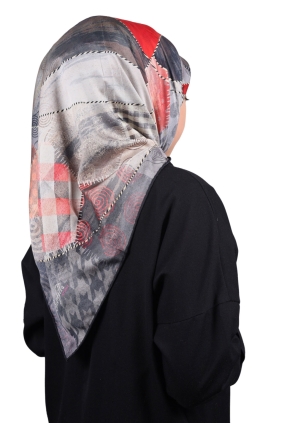 Scarfella Desenli Sport Tivil Eşarp - Desen-04