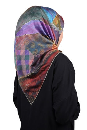 Scarfella Desenli Sport Tivil Eşarp - Desen-04