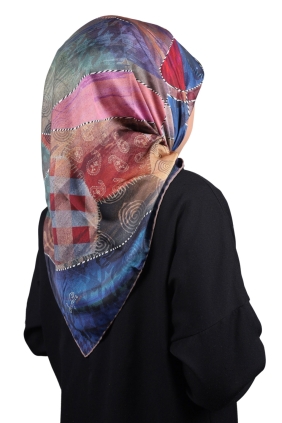 Scarfella Desenli Sport Tivil Eşarp - Desen-04