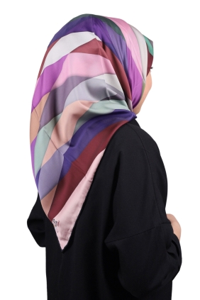 Scarfella Desenli Sport Tivil Eşarp - Desen-07