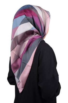 Scarfella Desenli Sport Tivil Eşarp - Desen-07