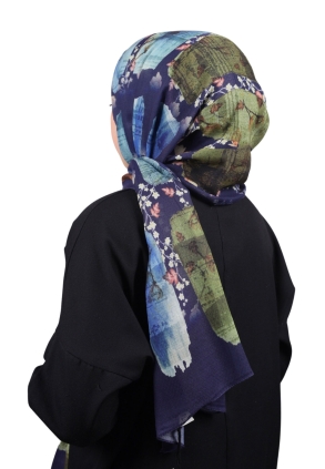 Shantuq Dijital Pamuk Şal - Desen-01