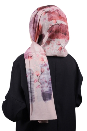 Shantuq Dijital Pamuk Şal - Desen-01