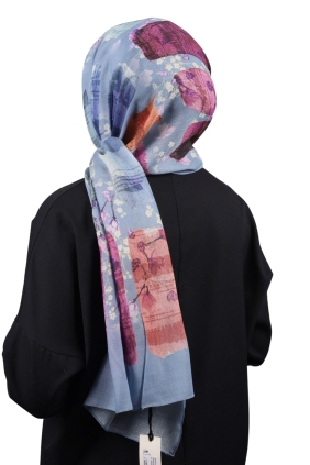 Shantuq Dijital Pamuk Şal - Desen-01