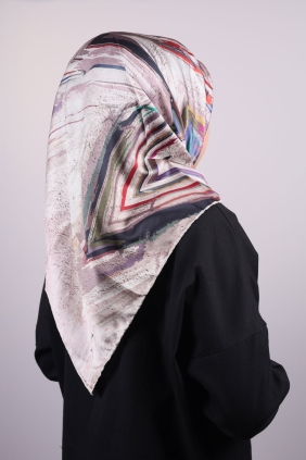 Piramit Luxer Desenli Rayon Eşarp - Desen-27