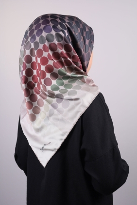 Piramit Luxer Desenli Rayon Eşarp - Desen-28