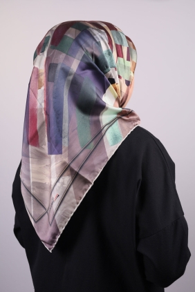 Piramit Luxer Desenli Rayon Eşarp - Desen-30