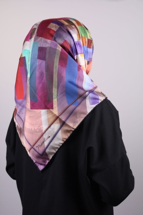 Piramit Luxer Desenli Rayon Eşarp - Desen-30