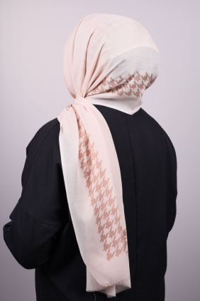 Poloist Desenli Pamuk Şal - Desen-49