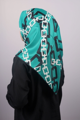 Berussa Desenli Tivil Eşarp - Desen-01